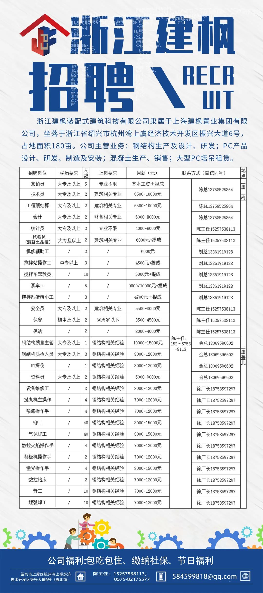 萧山衙前最新招聘信息概览