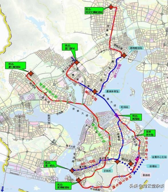 厦门BRT路线最新高清图，便捷交通的新篇章